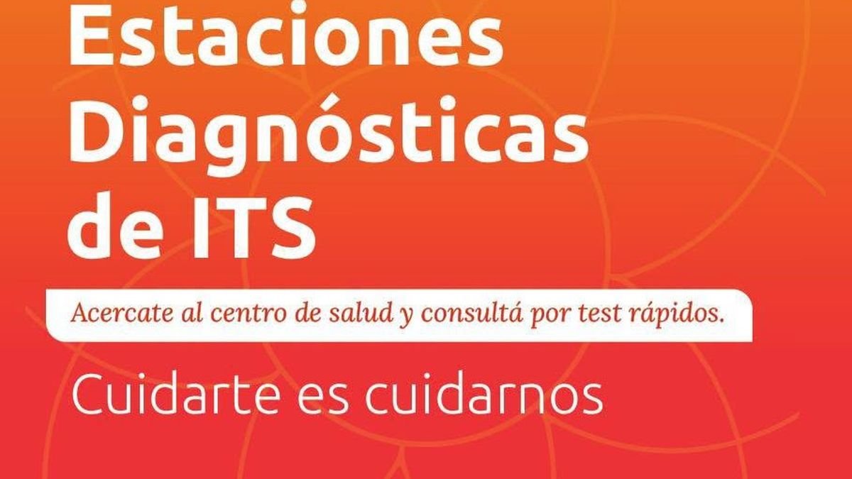 Imagen de campaña sanitaria sobre testeos rápidos de infecciones de transmisión sexual