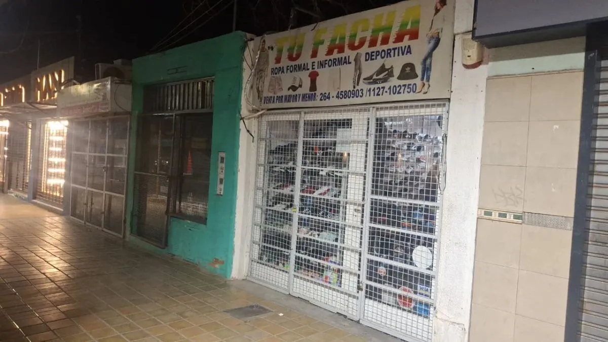 Local de ropa Tu Facha en Villa Krause Rawson donde fue denunciado un intento de robo