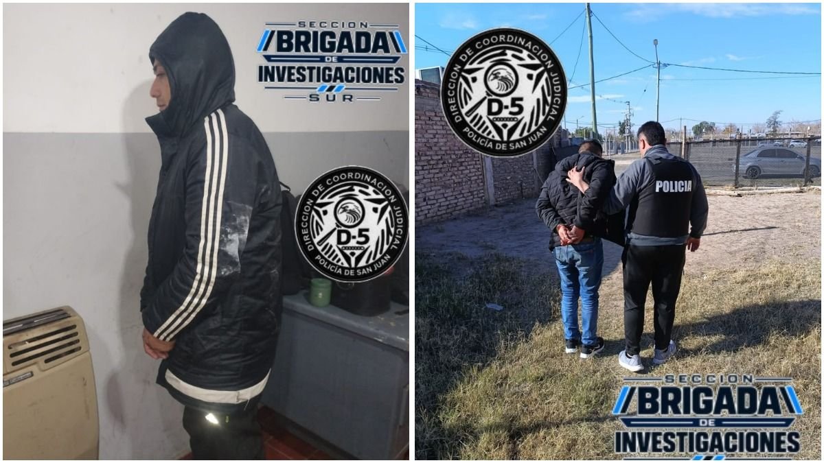 Imagen de cámaras de seguridad utilizada en la investigación de robos en Rawson, Rivadavia y Santa Lucía