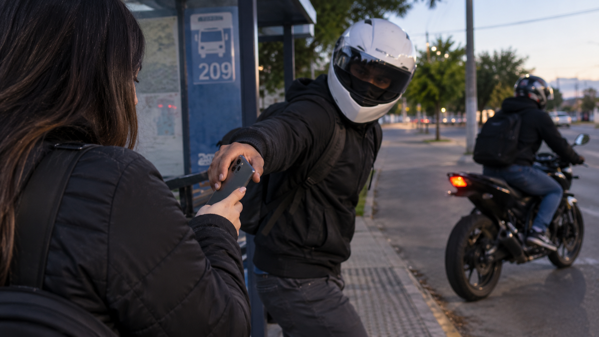 Imagen ilustrativa de la fuente sobre la sustracción de un celular; no es una fotografía del hecho