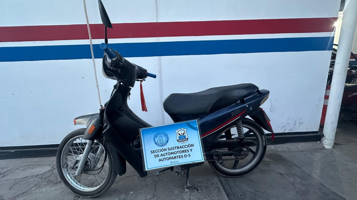 Imagen de la cobertura: Secuestraron en Rawson una moto sin patente y con el número de motor suprimido