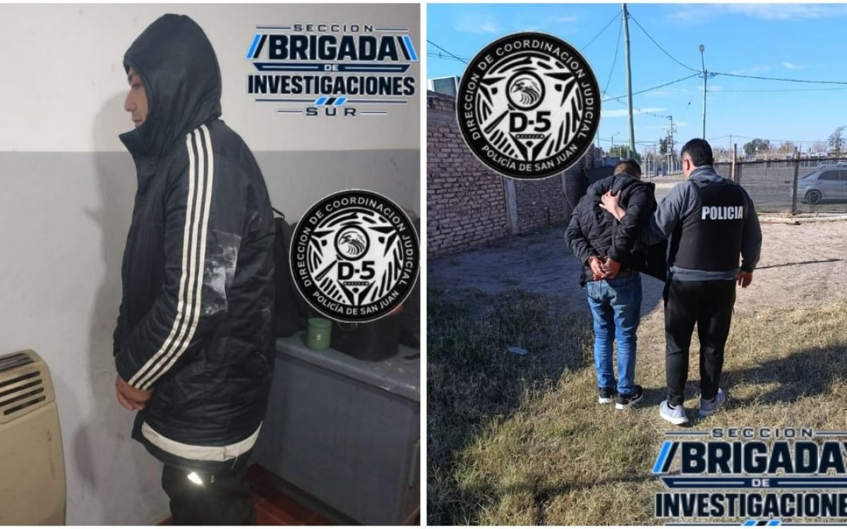 Imagen de cámaras de seguridad utilizada en la investigación de robos en Rawson, Rivadavia y Santa Lucía