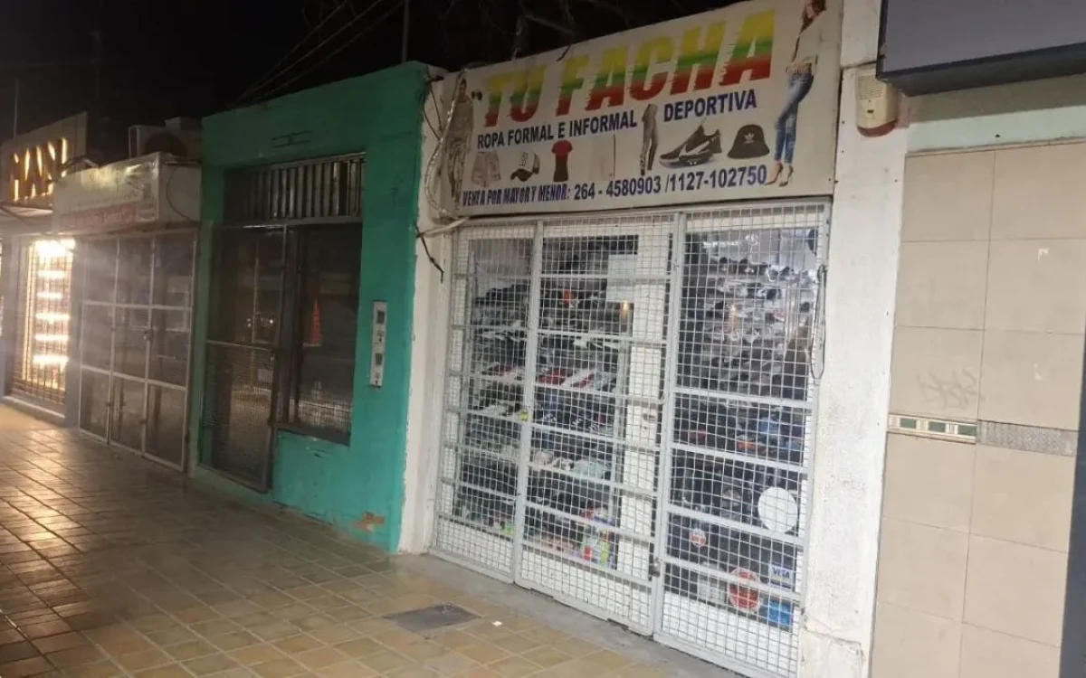 Local de ropa Tu Facha en Villa Krause Rawson donde fue denunciado un intento de robo