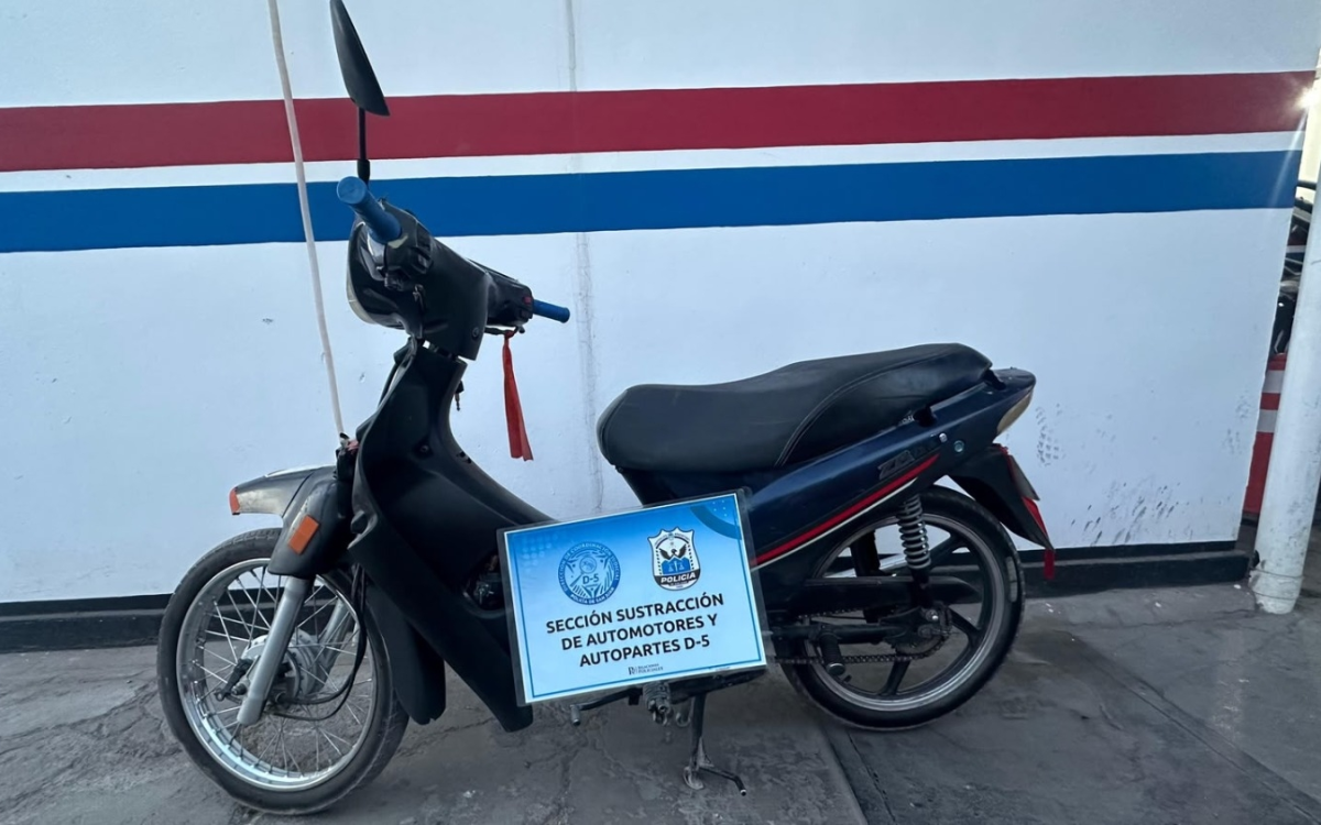 Imagen de la cobertura: Secuestraron en Rawson una moto sin patente y con el número de motor suprimido