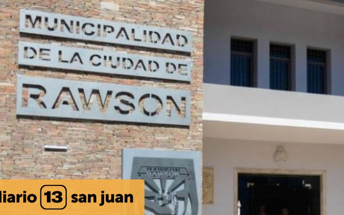 Edificios municipales de Rawson en la imagen de la cobertura.