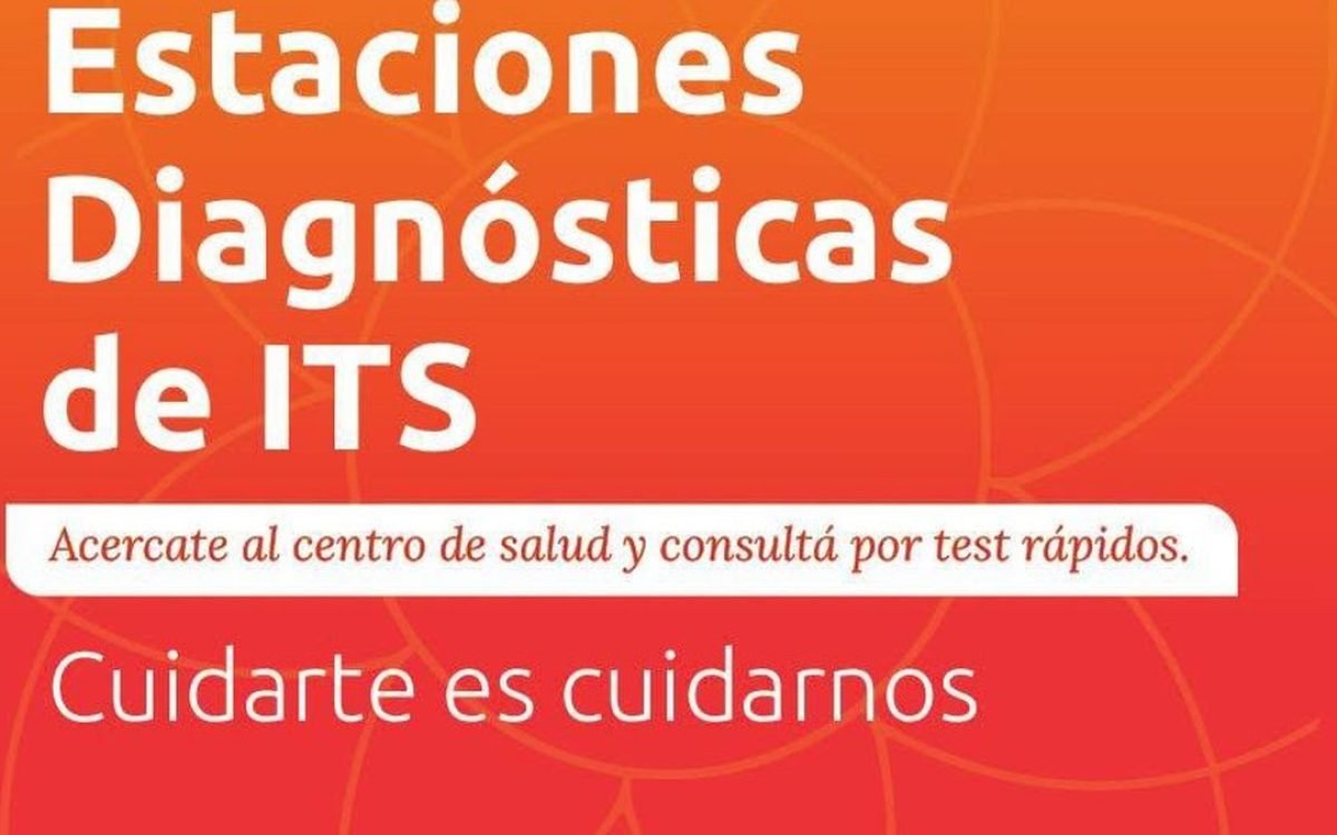 Imagen de campaña sanitaria sobre testeos rápidos de infecciones de transmisión sexual